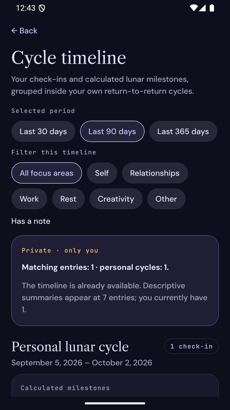 Zoday · Revisit your journal